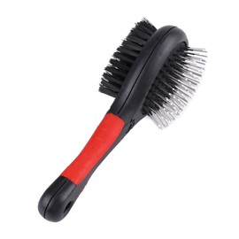 2Sizes Fashion Double Side Pet Cat Dog Puppy Comb Hair Shedding Removal Cleaning Brush(M)