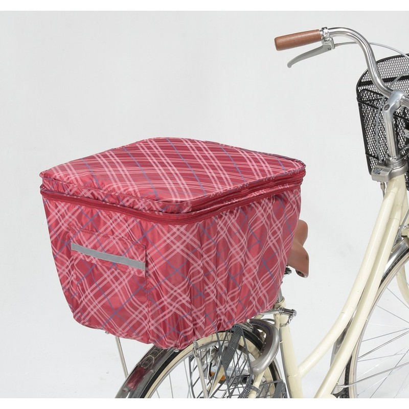 川住製作所(Kawasumi Seisakusyo) 自転車 2段式後カゴカバー KW-267WC ワインチェック