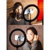 Gator Frameworks 10-Inch LED Desktop Ring Light Stand with Phone
