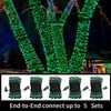 LAMPHOME LAMPHOME St. Patrick's Day Mini String Lights, Super-Bright Extendable