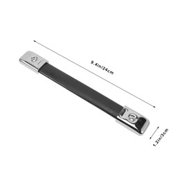 Parliky 8mm Diameter Black Speaker Handle for Guitar Amp Suitcase Easy Install Replacement Handle Grip