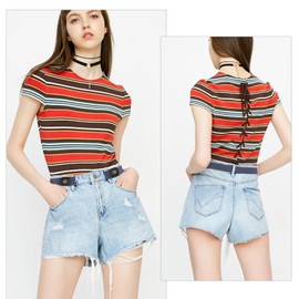 Ladies Elastic Belt Invisible No Buckle Belt for Women Men Black Adjustable Stretch Waist Belt Jeans Belt No.3 Blue Suit Waist 22-34 inches