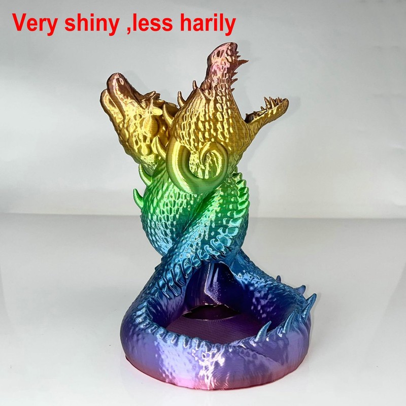 Stronghero3D PLA Rainbow Silk Filament,Multi Color,Net Weight 1kg(2.2lbs) Accuracy +/-0.05mm