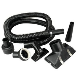 METROVAC RAK-6 Top Gun Accessories, Compatible for Top Gun Dryer TG-3V, Reducer, Air Concentrator, Groomer Rake, Air Flare, 6 ft Hose & Pet Cage Dryer