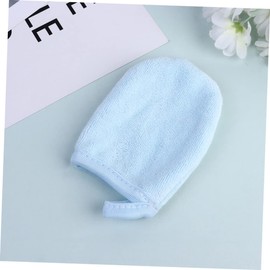 Minkissy 3sets Soft Cleaning Pads Makeup Removal Gloves Face Cleaning Gloves for Gentle Makeup Removal Reusable Washable 3pcs*3