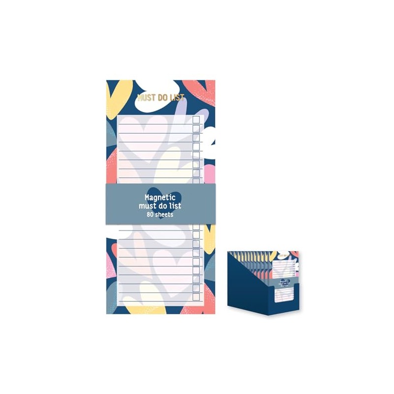 Magnetic Shopping List Must Do to DO List Pad Fridge