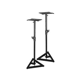 ProX Cases X-MS12 Adjustable Monitor Stand Pair 35" - 55" 100lb Capacity