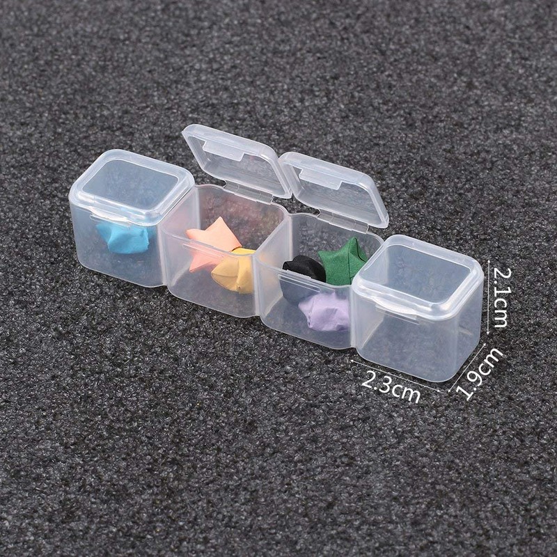 Qoosea 28 Grids Diamond Embroidery Box, Diamond Storage Box Beads