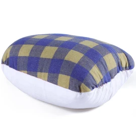 MOLIGOU Tailors Ham, Pressing Tool for Ironing, Sewing Ham for Dart, Sleeve, Curved Seam (Blue and Yellow Plaid)