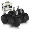 Slipstick CB682 2 Inch Replacement Office Chair Wheels (Set of