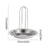 Chicken Roaster Rack,Stainless Steel Beer Can Chicken Holder for Whole