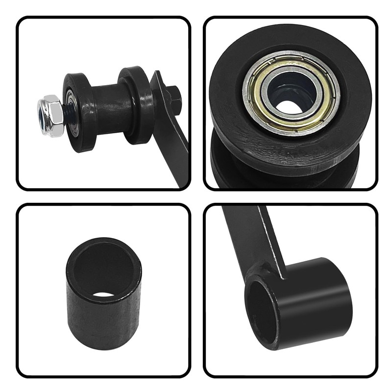 HOLATO Chain Slider Tensioner Adjuster Roller Guide with Spring for