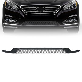 KUAFU Lower Grill Compatible with 2015-2017 Hyundai Sonata HY1036121 86560C2300 Front Bumper Face Bar Grille Assembly Plastic (PP) Painted Black
