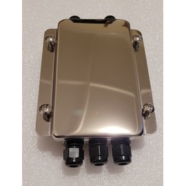 Small Junction Box 10x15.5x3.5cm Stainless Steel Junction Box, Hub for 4 Load Cells High Precision Potentiometer SUMMING Box 4 Way. Waterproof/Water Resistance case. Plus Included 4 Way Motherboard