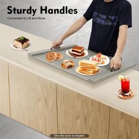 Noodle Board Stove, Cover Stove Top Cover Wood Top Cover for Kitchen Gas Stove for Small Apartments RVs Kitchens