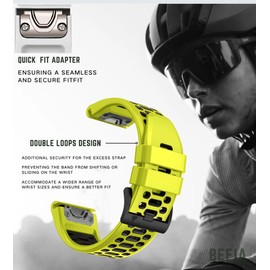 BEFIA 26mm Watch Band for Garmin Fenix 8 51mm 3 5x 6x pro 7x pro sapphire solar, quickfit 26 replacement bands for Garmin enduro 2 3 tactix 7 delta for men