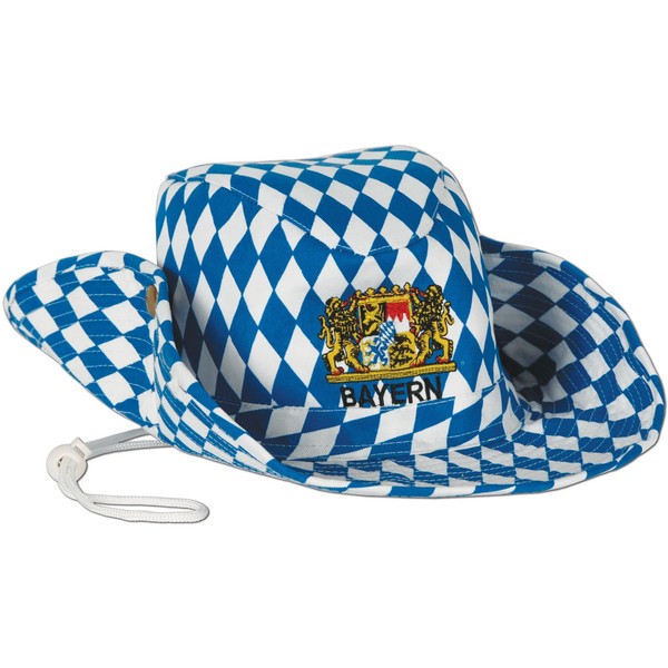 Checkered Oktoberfest Outback Hats- 1 Pc.