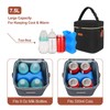 Mancro Breastmilk Cooler Bag Travel, Fits 4 Baby Bottles Up