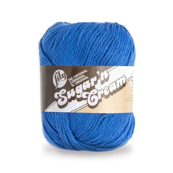 Lily SUGAR N CREAM SUPER SIZE Yarn, Dazzle Blue