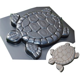 SvitMolds Mold DIY Turtle Shape Stepping Stone Mold Turtle Decorative Stepping Stone Mould Concrete Cement Mould DIY Personalized Manual Garden Lawn Pathmate Paving Pavement Paver (S02)
