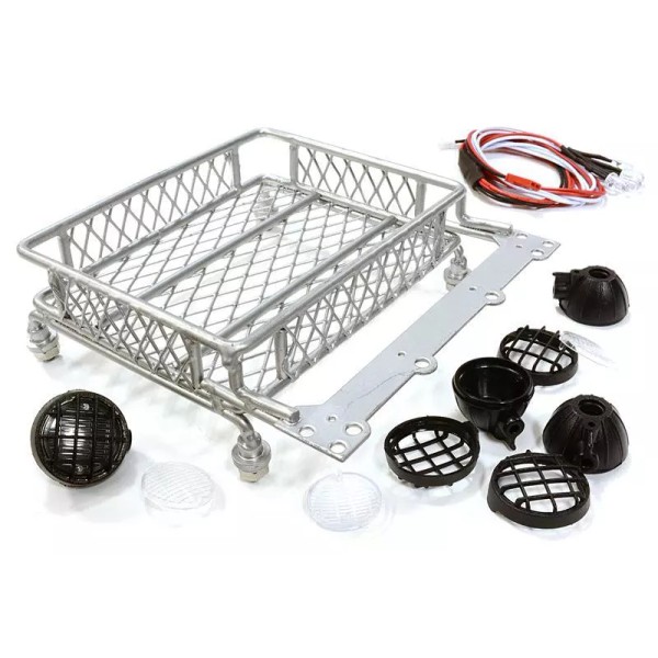 Integy V2 Realistic 1/10 Scale Metal Luggage Tray 112x106mm with