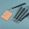 SUIKIHUM Leather Wristlet Strap, (20cm/7.87" Long KeyChain Hand Strap) Leather