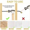 MAPVOLUT 90PCS Picture Hanging Nails, 3 Sizes Wall Decorative Nails