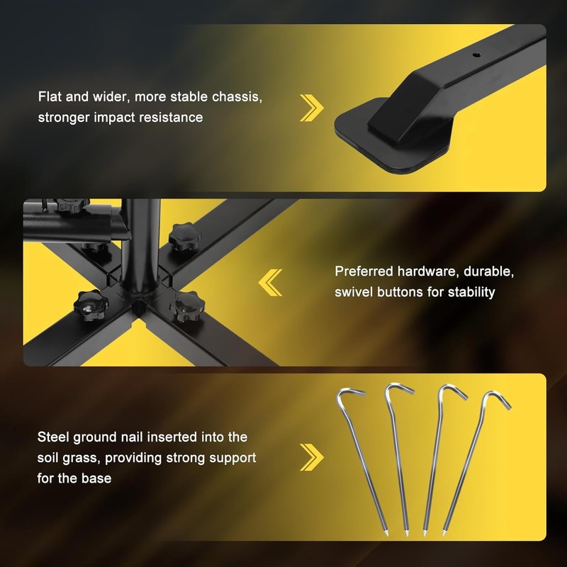 Hikeen Baseball Softball Swing Trainer, Baseball Training Equipment, Includes 5