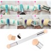 Pincel de sombreado de uñas, 2 colores de doble extremo
