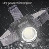Headlamps for XHP160 LED Bulb Type C Charging Telescopic Zoom
