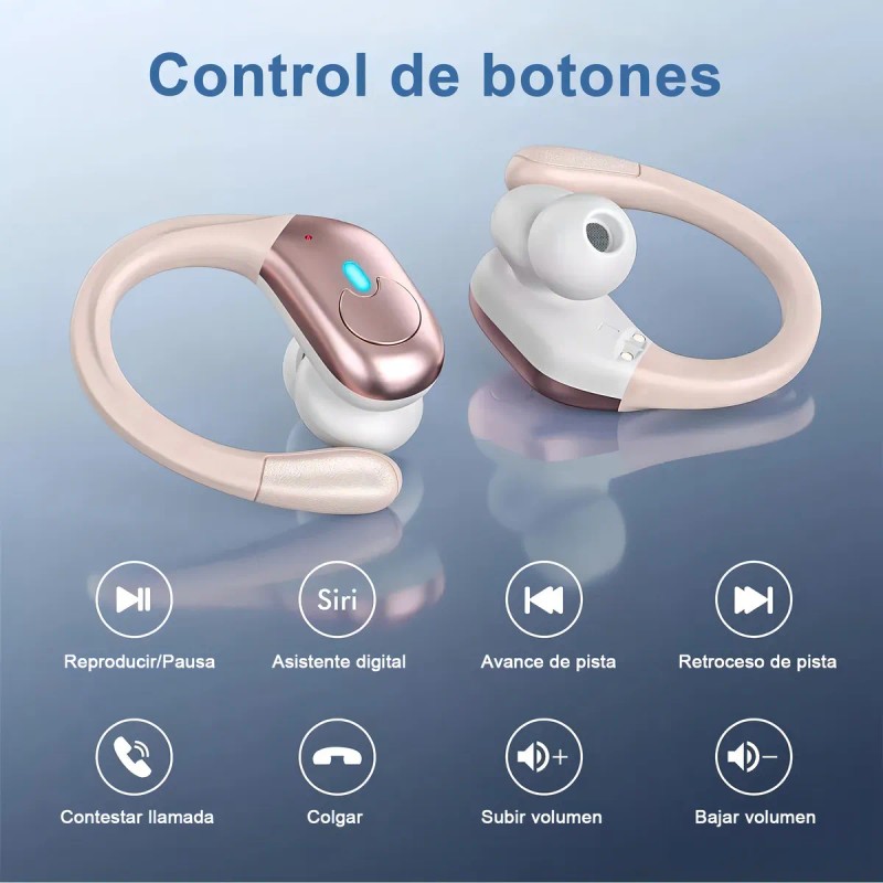 Mertto Auriculares Deportivos Inalmbricos Bluetooth Anc De 75 Horas,650 Mah,