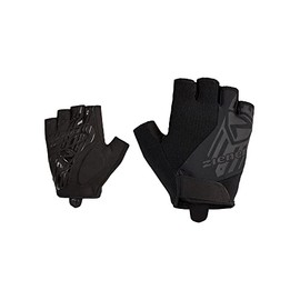 Ziener Men's Crispin Cycling Gloves Short Finger Breathable Cushioning Black 6.5
