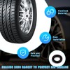 4PCS Locking Car Tire Valve Stems Caps, Anti-Theft Auto Wheel