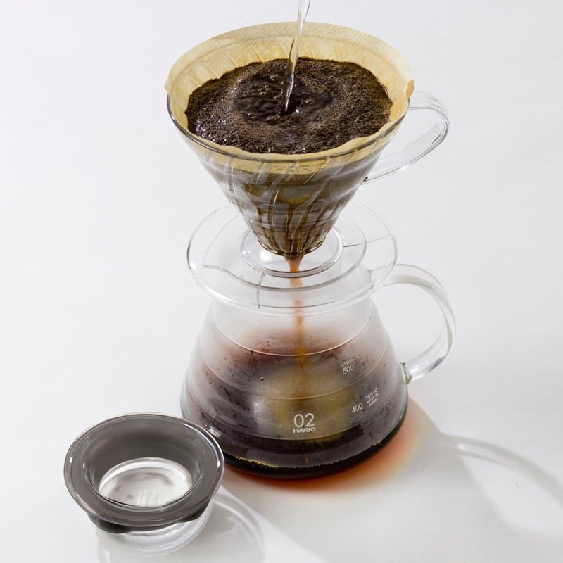 Hario V60 Glass Range Coffee Server, 360 ml, transparente