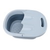 Foldable Foot Bath Basin with Massage Acupoint PP Silicone Foot