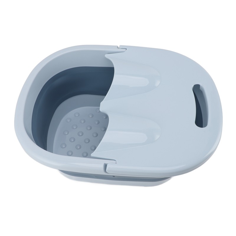 Foldable Foot Bath Basin with Massage Acupoint PP Silicone Foot