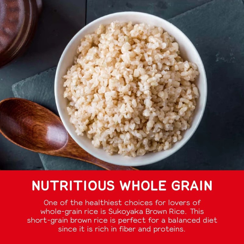 Sukoyaka SHIRAKIKU Brown Rice Genmai | Premium Short Grain Rice