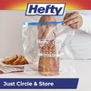 Hefty Calendar Slider Gallon Freezer Bags, 1 Gallon Size Slider