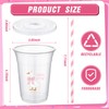 Qinyoung 50 Pcs Silly Goose Birthday Party Disposable Plastic Cups