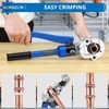 VORXEON Copper pipe Pro press crimper 8 Ton Hydraulic Tube