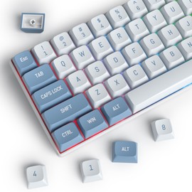 Fogruaden Shoko Keycaps, Double Shot PBT Keycaps, CSA Profile, 158 Keycap Set, Custom Keycaps for Cherry Gateron MX Switches Mechanical Keyboard