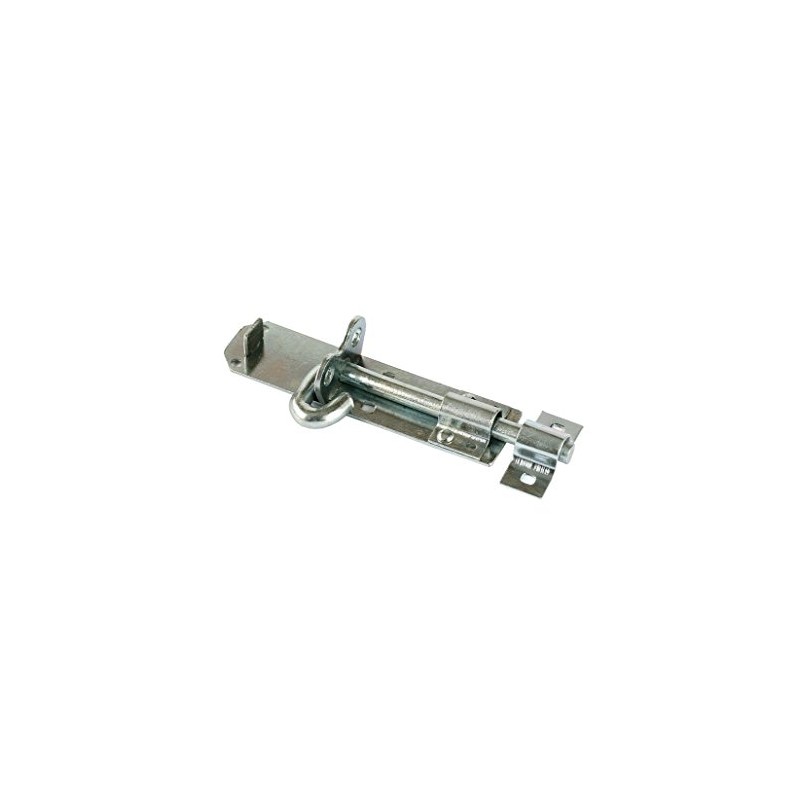 Ironmongery World Heavy Duty Spelter Galvanised Gate Brenton Bolt Padbolt