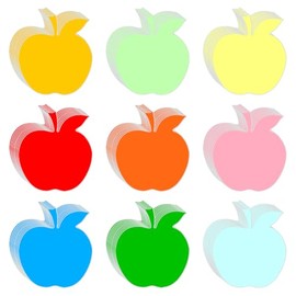 FSSTUD 90 Pcs Multicolored Apple Cutouts, Paper Fall Decorative Cutout for DIY Crafts, Classroom Activities, Bulletin Boards