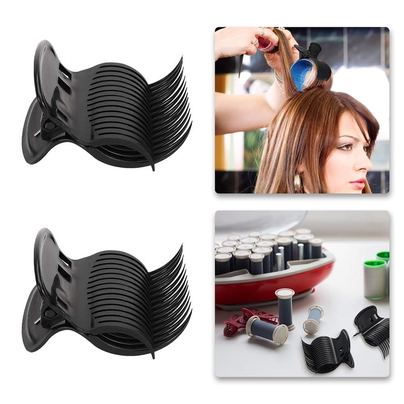 PENKOHOME 12Pcs Hot Roller Clips Plastic Hot Hair Curler Claw