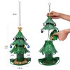 Bird Feeder,Christmas Bird Feeders for Outdoor.Metal Bird Feedrs, Wild Bird