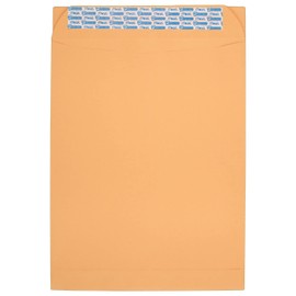 Mead Envelopes, Letter Size 9" x 12", Press-It Seal-It Self Adhesive Closure, Brown Kraft All-Purpose 24-lb Paper, Manila Mailing Envelopes, 25 Count (76086)