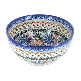 Blue Rose Polish Pottery Ashley Cereal/Soup Bowl