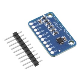 eMagTech 1 Piece ADS1115 ADC 16 Bit 4 Channels Module ADC Analog Digital Converter Development Board Compatible with Raspberry Pi ADC Converter Development Board