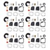 Silscvtt 6 Pack Carburetor Repair Kit Replacement for Johnson Evinrude