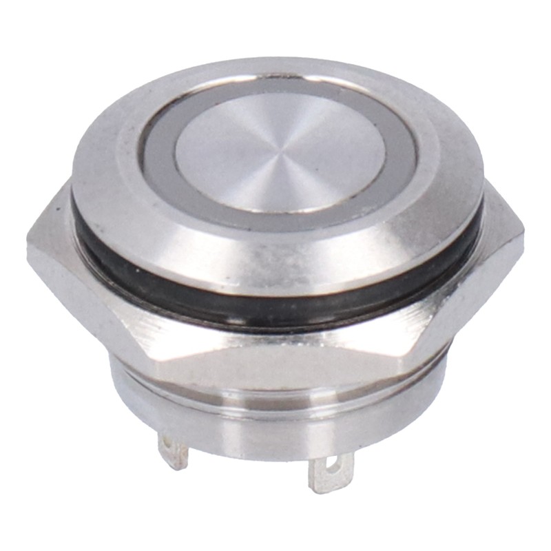 5Pcs Momentary Push Button Switch Metal Auto Reset Ultra Thin